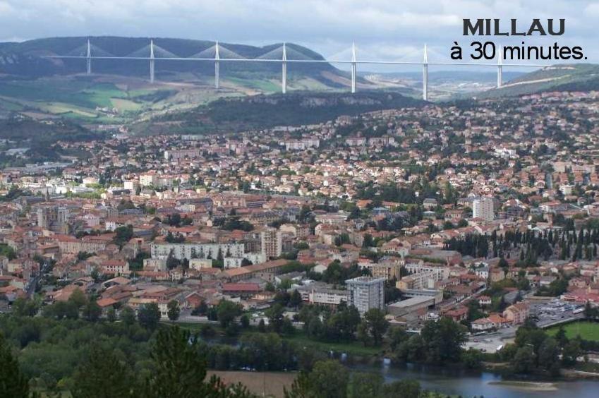 Chambre Au Calme Avec Spa Privatif Gratuit Sud Aveyron Les Palmiers Des Causses Saint-Rome-de-Tarn Eksteriør billede
